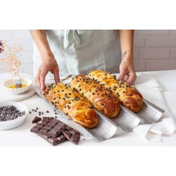 Bakiformur til flutes 40x24,5cm - rustfrtt stl