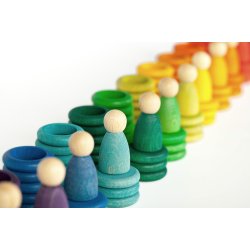 Nins Carla figurar, ringar og myntir - 120 lutir