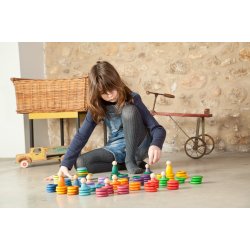 Nins Carla figurar, ringar og myntir - 120 lutir