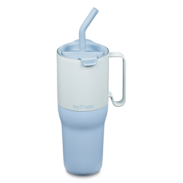 Rise Tumbler 1064ml w/Straw &amp; Flip Straw Lid Ice Blue