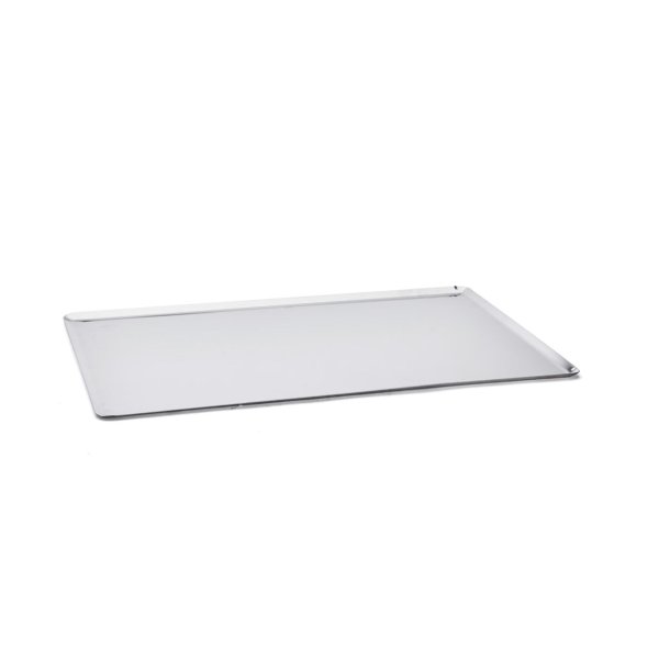 Plta/bakki vi skrum kanti 60x40cm, rustfrtt stl
